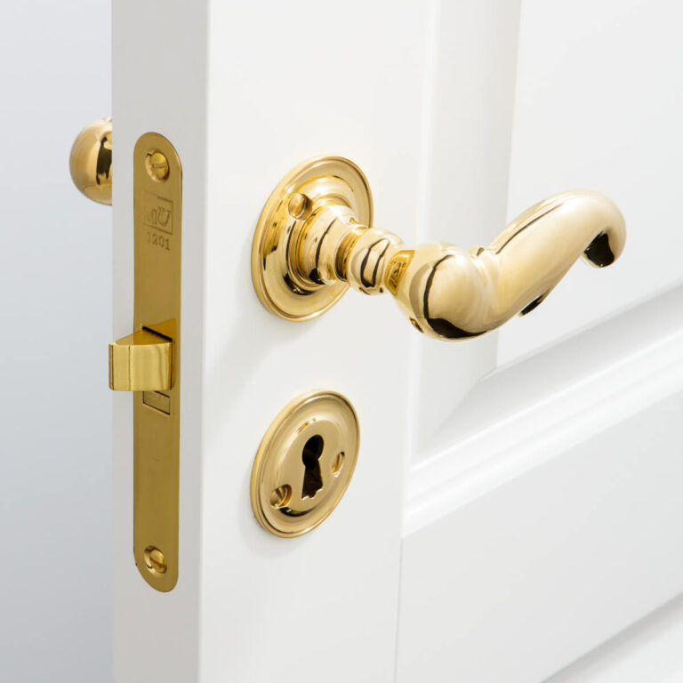 Brass Door Handle, Internal doors, WEINGARDEN 98mm